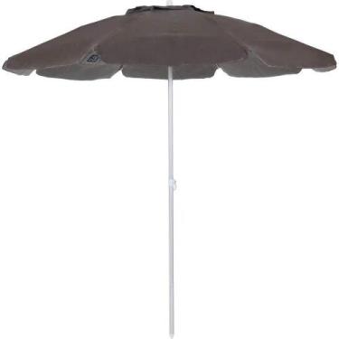 Imagem de Guarda-Sol em Bagum e Alumínio 2 Metros Marrom BEL