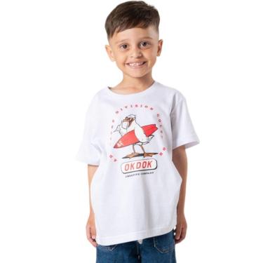 Imagem de Camiseta Infantil Manga Curta Gaivota Okdok-Masculino