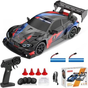 Imagem de Carro RC Drift KAIMIO 1:24 Scale 4WD 2,4 GHz 30 KM/H com LED 8607