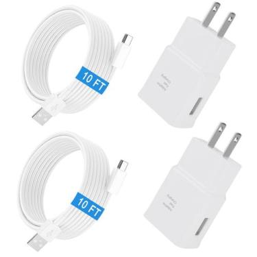Imagem de Carregador e cabo USB C de carregamento rápido para Samsung Galaxy - U