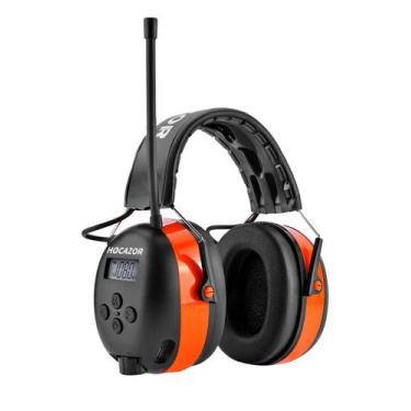 Imagem de Fones de ouvido Bluetooth 5.3 AM FM Radio Hocazor HP033 Pro Orange
