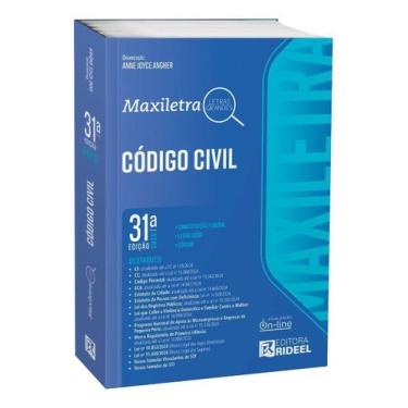 Imagem de Codigo Civil Colecao Maxiletra - 31Ed/25 Sortido - RIDEEL PROFISSIONAL