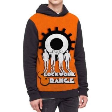 Imagem de Moletom Com Capuz Mecânica Laranja Ref:320 - smoke, Preto, GG