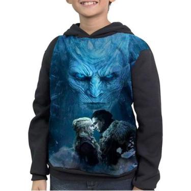 Imagem de Casaco Moletom Infantil Série Game Of Thrones Full Print - smoke, Pret