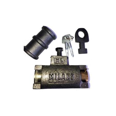 Imagem de Cadeado Para Soleira De Porta De Aço Tetra Milano