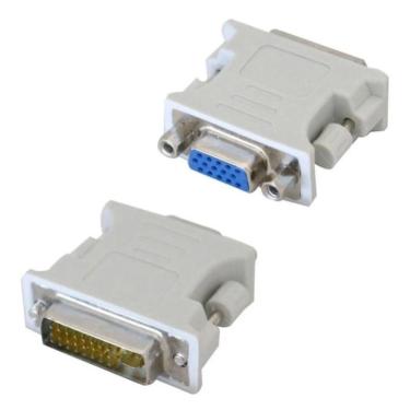 Imagem de Adaptador Dvi-i 24+5 Pinos Macho P/ Vga 15 Pinos Femea