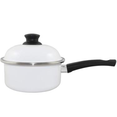 Imagem de Panela Esmaltada Ágata 1.3 litros Nr 18 Branca- Ewel