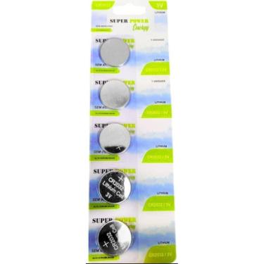 Imagem de Cartela De Bateria Cr2032 3V Super Power Com 5 Unidades