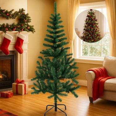 Imagem de Árvore de Natal Verde Tradicional 1,50m e 240 Galhos - Pinheiro de Natal Verde - Base de Metal Reforçado - Pinheiro Natalino Médio - UpShop