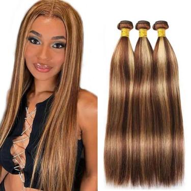 Imagem de Pacotes de cabelo ZevPiul P427 Highlight Blonde 3x30cm Brazilian