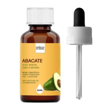 Imagem de Óleo Vegetal de Abacate - 100ml Puro e Natural - Essência do Brasil