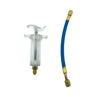 Imagem de Injetor De Óleo Para Ar Condicionado De Carro 30ml 1oz Com Adaptador D