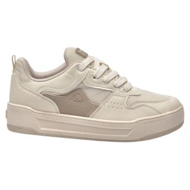 Imagem de Tenis Casual Feminino Via Marte Plataforma Branco Napa (Branco-Off, BR, Adulto, Numérico, 36)
