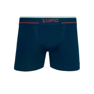Imagem de Cueca Boxer Infantil Lupo 00137-010 Poliamida T. P/GG, GG, 2800, Marin