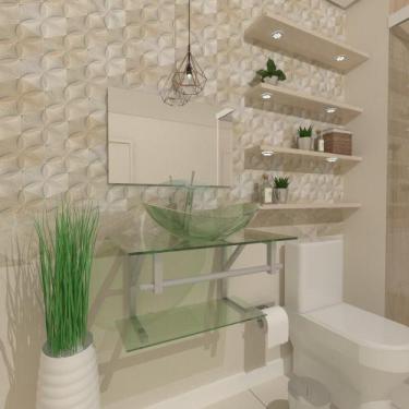 Imagem de Combo 2 em 1 - Gabinete  60cm Sérvia + Torneira Ibiza - EKASA, Incolor