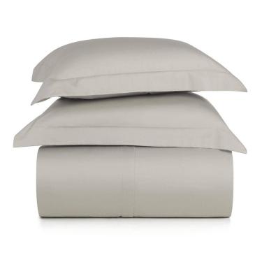 Imagem de Jogo de Duvet Casal 3 Peças Altenburg Algodão Lux 200 Fios  Cinza Inspiração