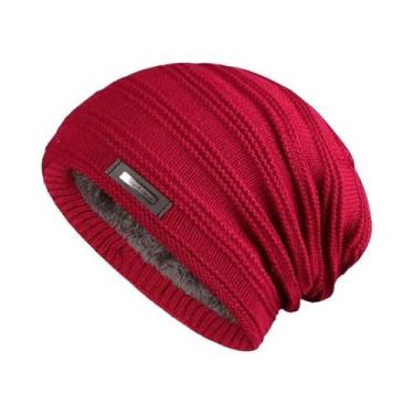 Imagem de Gorro de Inverno Unissex Forrado - Quente, Macio e Elástico, 55cm-60cm