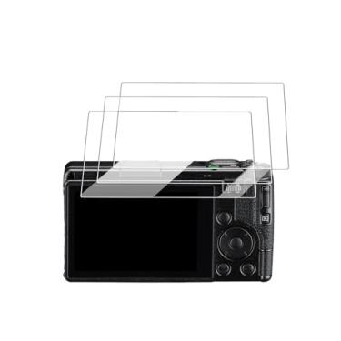 Imagem de FJIASTB Protetor de tela para câmera digital RICOH GR IV, película de vidro temperado 9H, antiarranhões, impressões digitais, transparente, pacote com 3