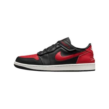 Imagem de Tênis masculino Air Jordan 1 Low FlyEase fácil de colocar e tirar (DM1206-067, preto/branco / vermelho universitário), Preto/branco Summit/vermelho universitário, 42 BR