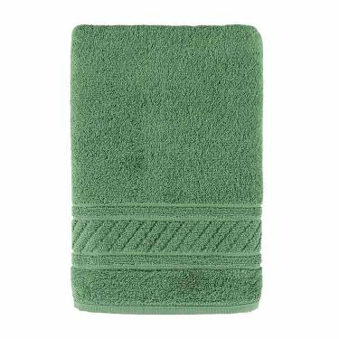 Imagem de Toalha De Banho Yara 1,50m X 75cm 01 Peça 100% Algodão 530g/m² - Verde Floresta