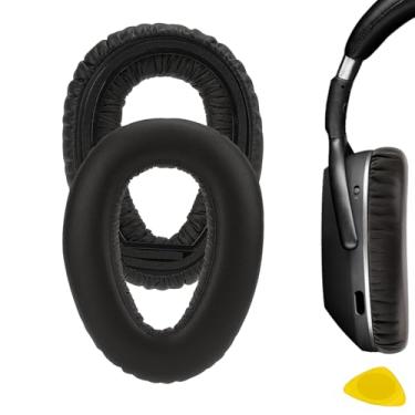 Imagem de Geekria Almofadas auriculares de substituição QuickFit para fones de ouvido Sennheiser PXC 550/550-II sem fio, MB 660 UC/660 UCMC Series, almofadas auriculares (marrom)