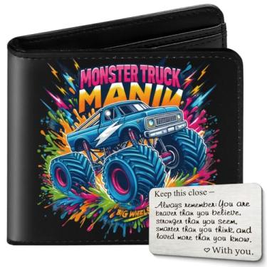 Imagem de tawazi Carteira infantil para meninos com cartão, carteira para meninos adolescentes de 4 a 5 a 6 a 7 a 8 a 9 a 10 a 11 a 12 a 13 a 14 a 15 a 16 anos, carteira de couro para adolescentes e