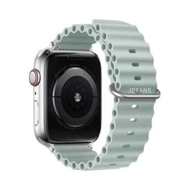 Imagem de Pulseira De Silicone Ocean Band Para Apple Watch Ultra Série 10 9 8 7 