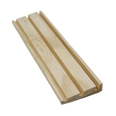 Imagem de simhoa Bandeja Organizadora de Dominós, Suporte de Madeira para Exibição de Dominós, Ideal para Atividades Educativas, Obras de Arte e Presentes DIY, Sulco Inclinado