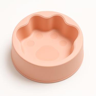 Imagem de Comedouro Plástico Pet 18cm Formato de Patinha – Tigela para Cães e Gatos, Alimentação Segura e Confortável