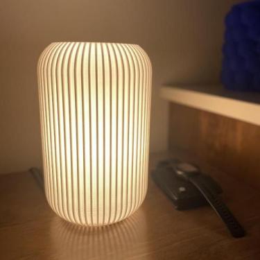 Imagem de Luminaria Mesa Abajur Led Portátil Decoracao Diversos Presente Quarto 