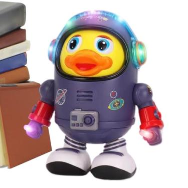 Imagem de Pato Dançante,Robô Interativo com Luzes LED Coloridas e Seguras,Brinquedo Infantil De Pato | Para Meninas Em Casa Interior Exterior Festa Aniversário