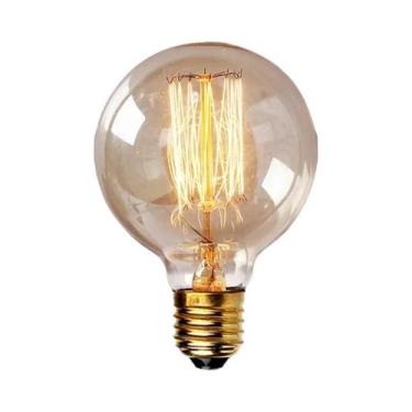 Imagem de Lâmpadas Retro Edison E27 220V 40W ST64 G80 G95 T10 T45 T185 A19 A60 L