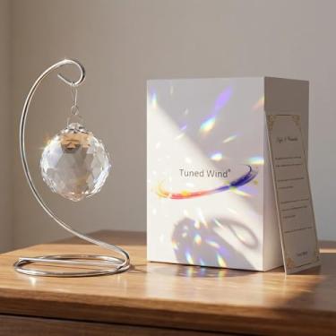 Imagem de Bola decorativa moderna, enfeite de cristal de 40 mm, presentes exclusivos para perda de família, entes queridos, aborto espontâneo, melhor para funerais, simpatia, luto, lembrança diária