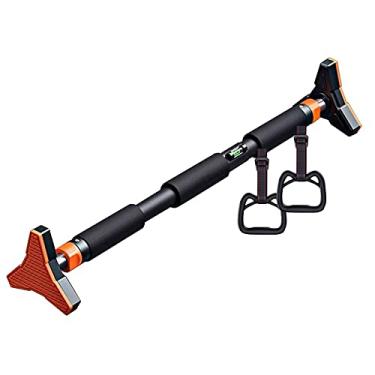 Imagem de Barra de queixo com moldura de porta, barra de treino ajustável de 150-175 cm, treinamento de força para exercícios físicos de ginástica em casa