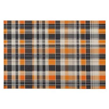 Imagem de CEBUGI Tapete de área 60 x 90 cm, macio, lavável, antiderrapante, com suporte de borracha, tapetes xadrez para sala de estar, quarto, decoração de casa