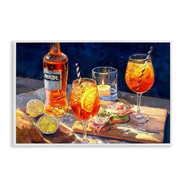 Imagem de Stupell Industries Sprits Table Still Life Arte giclée emoldurada preta, design por Ziwei Li, 20 x 30