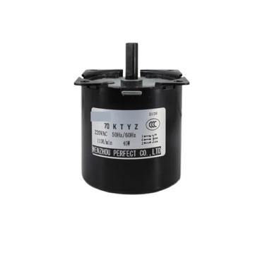 Imagem de 160KG 70KTYZ 40W AC220V AC Motor síncrono de ímã permanente CW/CCW Motor de baixa velocidade 2,5/5/10/15/20/30/50/60/80/110rpm (15rpm 32KGF.CM)