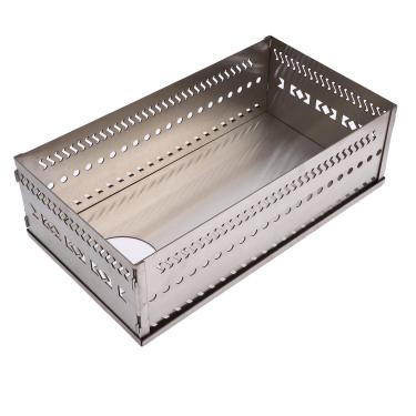 Imagem de ZJchao Cesta de Pedra de Sauna de Aço Inoxidável Suporte de Pedra de Sauna para Fogão a Lenha a Carvão Cesta de Pedra de Sauna Portátil Com Capacidade de 50 Kg À Prova de Ferrugem (SL 375)