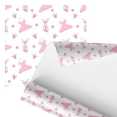 Imagem de Papel de Parede Decorativo Infantil, Bailarina Rosa, Estampa com Sapatilhas e Coroas, 2,80 Metros