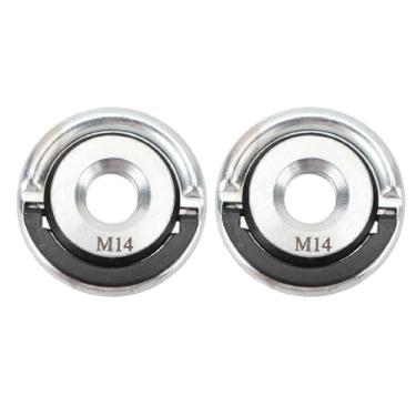 Imagem de FTVOGUE Porca de Liberação Rápida do Moedor de ângulo de 2 Pces M14, Porca de Bloqueio de Aço de Liga de Grande Resistência para Moedores de ângulo