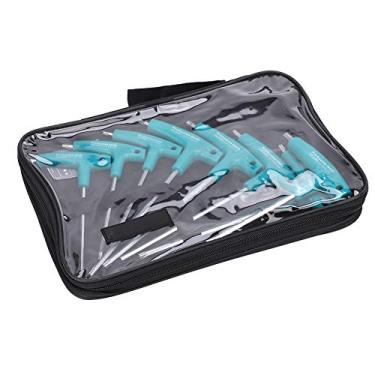 Imagem de Conjunto de chave hexagonal com alça T Pentalobe antiderrapante ferramentas de hardware de aço cromo vanádio de nível profissional para reparos eletrônicos e projetos de bricolage