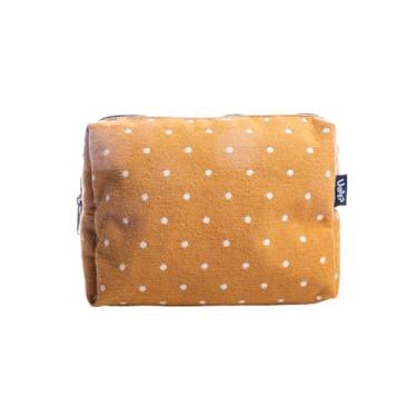 Imagem de NECESSAIRE Organizadora Box Zíper Amarela Premium - Design Divertido para Viagens