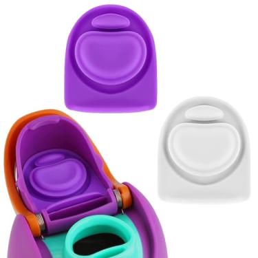 Imagem de GIcGIeo 2 peças de rolha de substituição compatível com Owala FreeSip 947 ml, tampa superior de garrafa de água para Owala 16/19/24/32/1,162 g, tampa de vedação de garrafa de vedação, peças de tampão