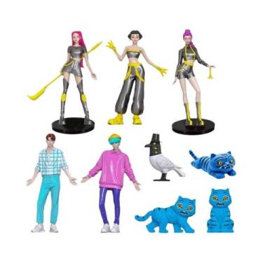 Imagem de Conjunto De Figuras De Ação Kpop Demon Hunters 5-18 Peças Derpy Rumi M