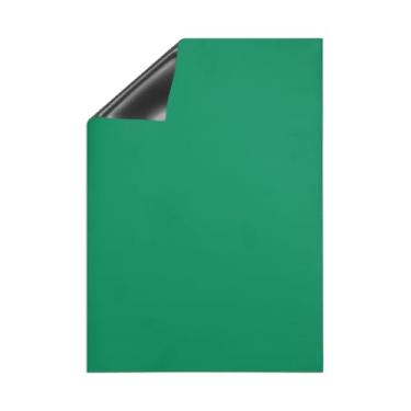 Imagem de PATIKIL Quadro apagável a seco, A4, 1 pacote de ímãs, quadro branco, calendário de geladeira para listar quadro magnético, material de escritório para casa, cozinha, geladeira, mesa, parede, verde