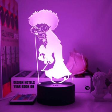 Imagem de Luz noturna LED 3D Plants Zombies Dancing Zombies Color Cha