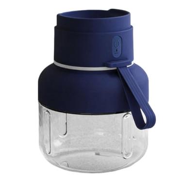 Imagem de Aqur2020 Liquidificador Portátil, Liquidificador Recarregável Usb de 850ml Com Cortador de Aço Inoxidável de 12 Folhas 21000 Rpm para Viagens de Cozinha de Escritório