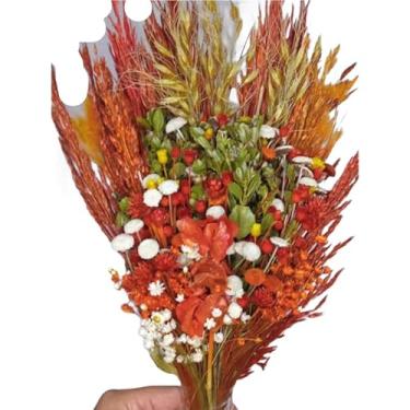 Imagem de Buquê de flores secas e desidratadas, Complements Wedding Bouquets, Party Decor & Home Accents(Laranja)