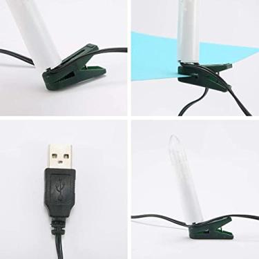 Imagem de GLOGLOW 20PCS Luzes de Vela LED Sem Chama, Velas Sem Chama Corda de Vela Cintilante Branca Quente para árvore de Natal Casa Festa de Natal Decoração de Casamento 20PCS Luzes de LED Sem,