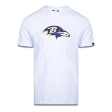 Imagem de Camiseta Plus Size Regular Manga Curta Baltimore Ravens New Era Masculino-Masculino